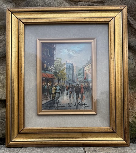 Quadro autore con - con, olio