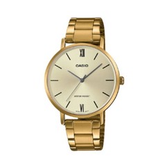 Orologio Casio Donna LTP-VT01G-9BUDF Cinturino Dorato Quadrante Champagne