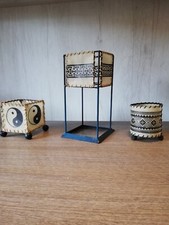 Tris Porta Candele etnico