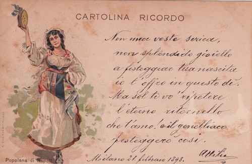 Napoli costumi napoletani - napoli,