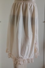 LA PERLA VINTAGE SOTTOGONNA ROSA TAGLIA 3 HALF SLIP SEXY LINGERIE INTIMO