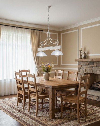 Bilanciere lampadario shabby - a,