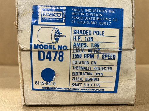 Fasco d478 motore palo - fasco,
