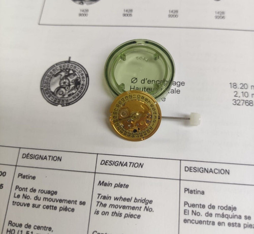 Omega 1428 quartz movement nos - omega,