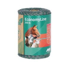 Filo per recinto elettrico doppio verde cavo recinzione vacche pecore da 250 mt