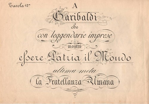 Stampa antica calligrafia - stampa,