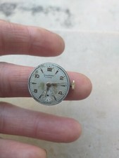 SIMPHONIE QUADRANTE DIAL 17 RUBIS e MECCANISMO 20 mm VTG FOR PARTS USED  RARE 