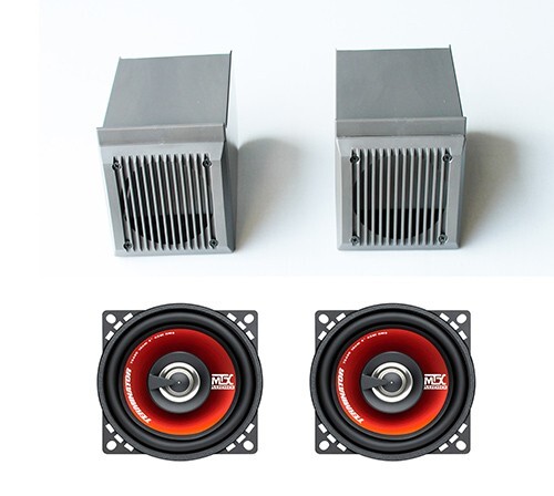 Kit altoparlanti casse 90w - kit,
