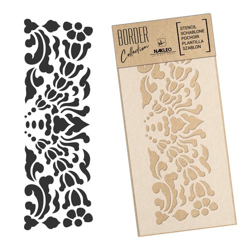 Stencil riutilizzabile bordo - -,