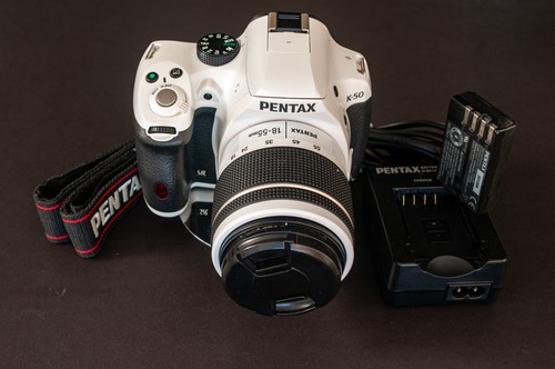 Pentax bianco obiettivo - bianco, +
