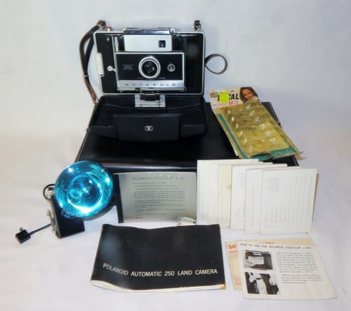 Polaroid 250 land camera - polaroid, con