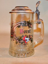 BOCCALE da BIRRA in VETRO e