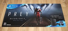 Raro poster promozionale Prey Playstation 4 PS4 Xbox One 120x55 cm