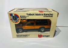 Burago 1:24 Diecast Talbort Matra Rancho, in scatola, originale, vintage, non Corgi