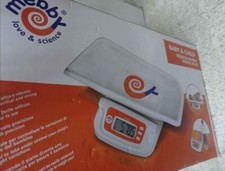 BILANCIA DIGITALE MEBBY BABY E CHILD FINO 20KG PESA IL BAMBINO NEONATO BIMBO NEW