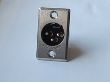 XLR Maschio Switchcraft Pannello Attacco Telaio Microfono CANON 3 Pin