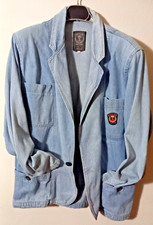 Giacca uomo jeans 100% cotone TG L Navy Line Yachting Made in Italy vintage