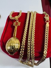 Collana chitarra oro saudita