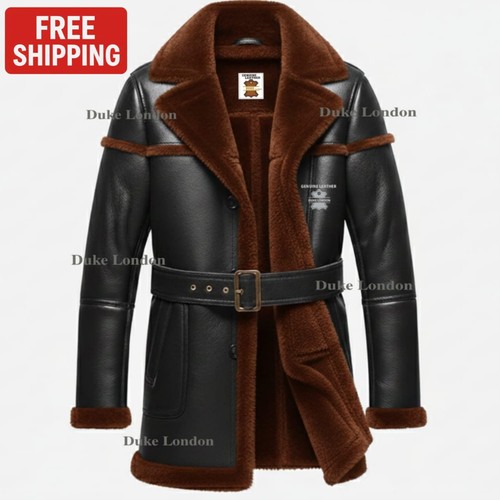 Cappotto lungo uomo vera pelle