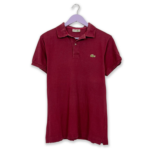 Polo lacoste bordeaux tinta - polo,