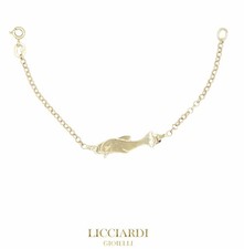 Bracciale kids delfino oro