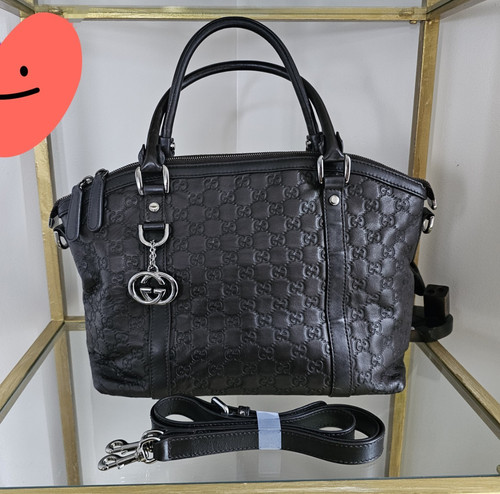 Borsa gucci guccissima - guccissima, nera