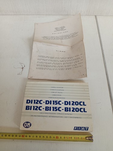 Manuale uso manutenzione 1985 - uso,