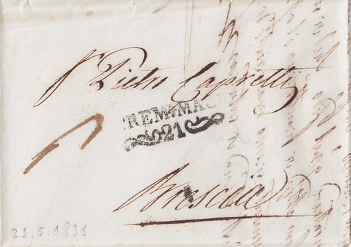 Prefilatelica 1831 lettera - prefilatelica,