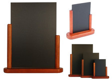 LAVAGNA NERA CON BASE IN LEGNO