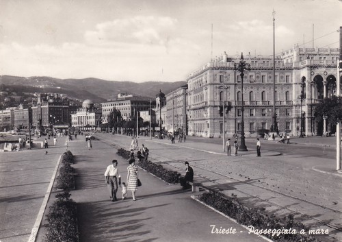 Cartolina trieste riva - trieste, ,riva