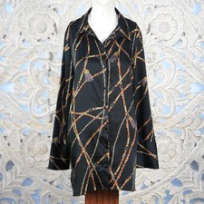 ZARA TRF Blusa nera in raso