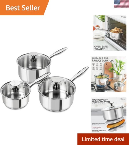 Set pentole acciaio inox - in,