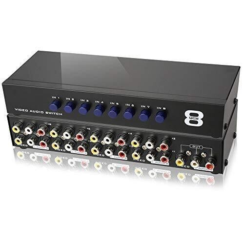 Switch porte rca - 8,