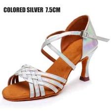 Scarpe da ballo donna latino fondo morbido salsa professionale ragazza tacco alto