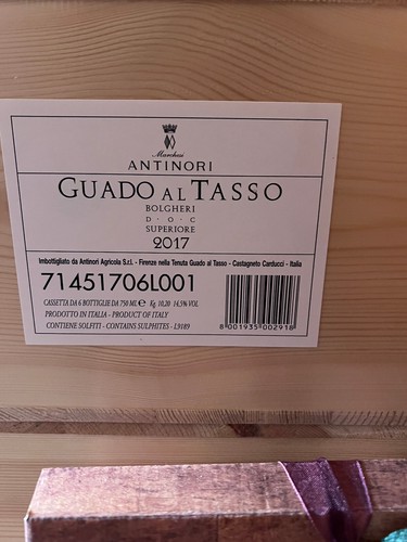 Antinori guado tasso 2017 - antinori,