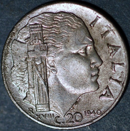 Italy centesimi 1940 75 - italy,