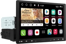 ATOTOZONE Android Autoradio 1/2 DIN con Schermo Futtuante, 4G LTE,10' 4+64 GB