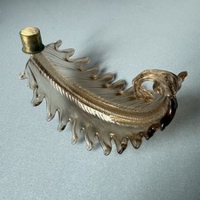 Foglia vetro murano - foglia, in