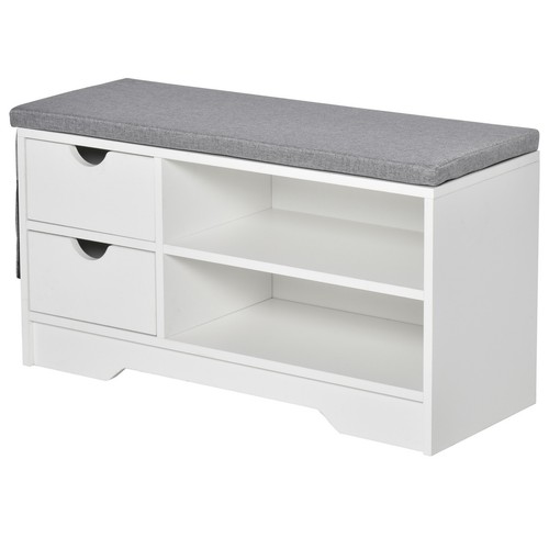 Homcom panca scarpiera - panca,