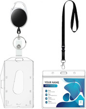 1/2 Set Porta Badge Da Collo