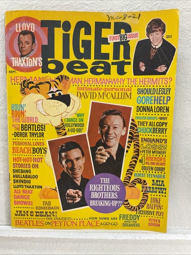 Vintage tiger beat - tiger, magazine