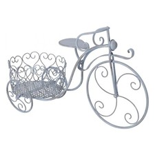 Triciclo portavasi in ferro