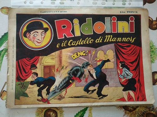 Fumetto ridolini castello - fumetto,