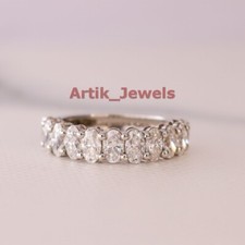 Ovale Moissanite Con 14K