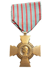 W15N*(CBR14) Medaglia di bronzo croce combattente guerra medaglia francese 14/18