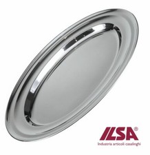 VASSOIO OVALE CM.45 ACCIAIO INOX