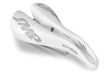 Selle SMP Stratos Sella con guide in acciaio (bianco)