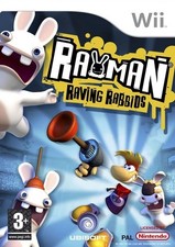 rayman raving rabbids Wii Nintendo gioco con  Custodia senza manuale
