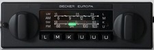 BECKER EUROPA 460 Autoradio FM KW MW LW Radio - Condizione Ricondizionata - W123 W126
