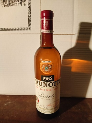 Prunotto barolo 1962 - 1962, incolore